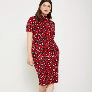 Eloquii - Intarsia Sweater Pencil Skirt